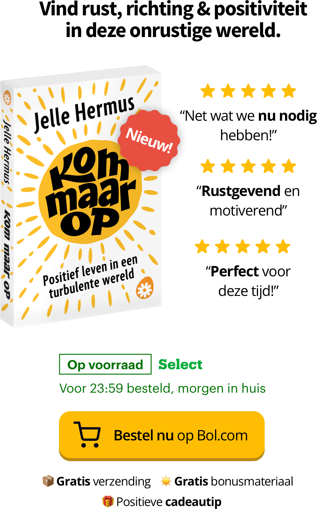 Bestel Kom maar op via Bol.com